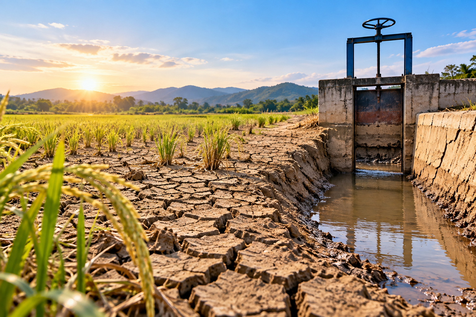 Pasokan Air Jadi Kendala, Sawah Kutim Hadapi Ancaman Saat Musim Kering