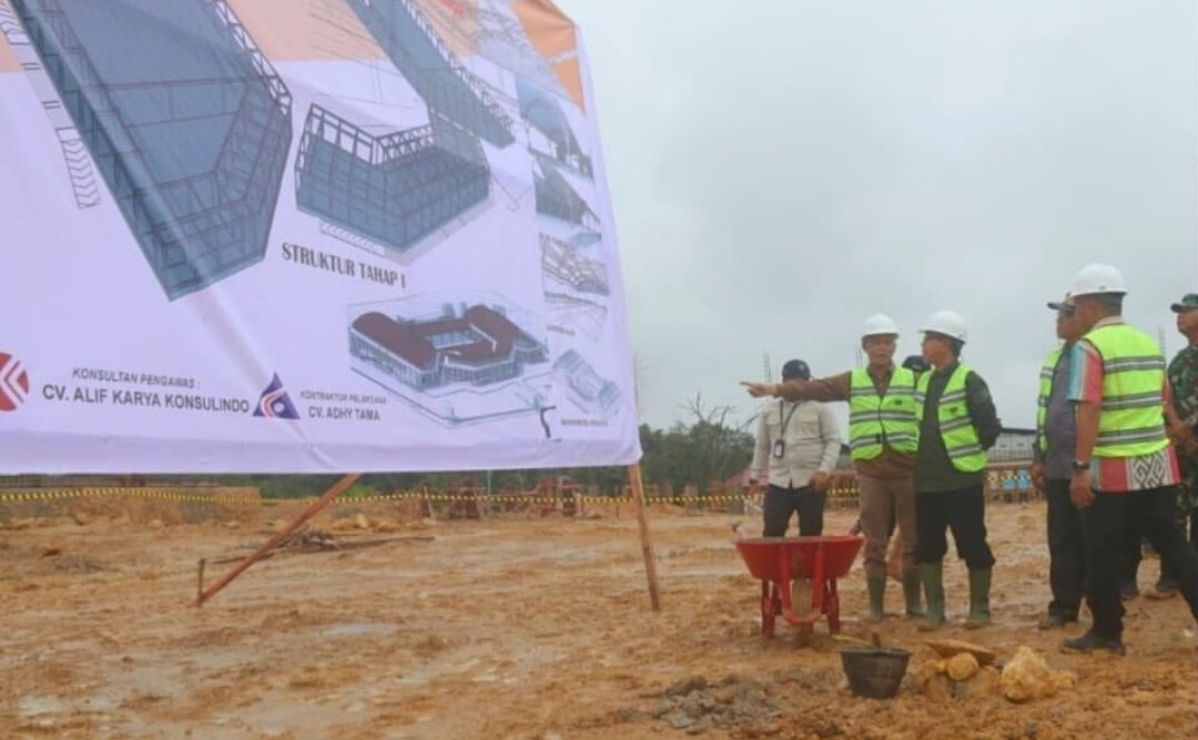  Pembangunan Pasar Bengalon Tahap Kedua Berjalan, Pusat Ekonomi Warga Siap Lebih Maksimal