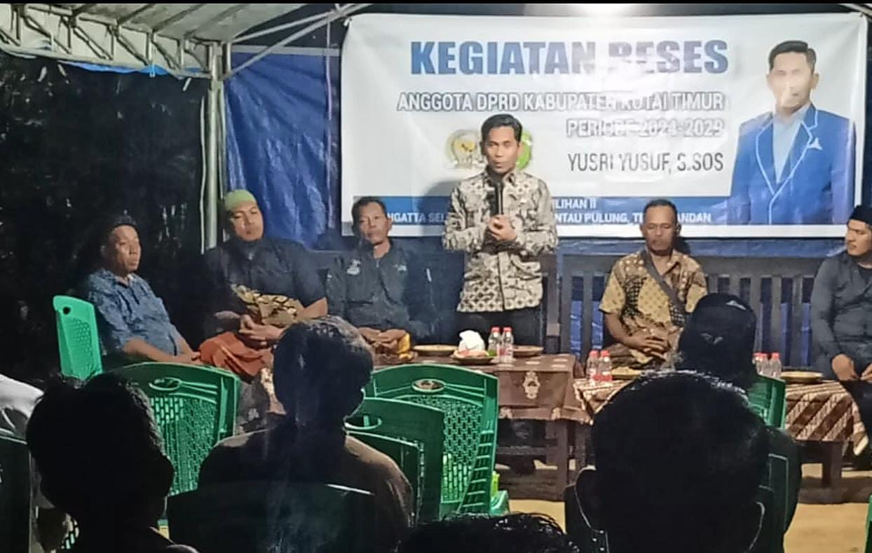 Reses Yusri Yusuf di Rantau Pulung dan Teluk Pandan Berfokus pada Infrastruktur, Pendidikan, dan Pemberdayaan UMKM